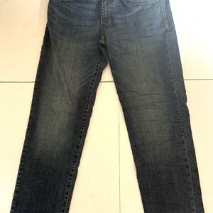 Lee Men's Dark Blue Straight Jeans